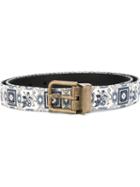 Dolce & Gabbana Monkey Print Belt