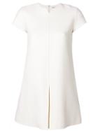 Courrèges Tailored Shift Dress - White