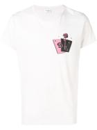 Saint Laurent Gun Rose T-shirt - White