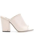 Sergio Rossi Slip On Sandals - Neutrals