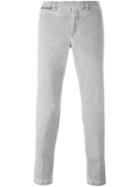 Eleventy Slim-fit Chinos, Men's, Size: 33, Grey, Cotton/spandex/elastane