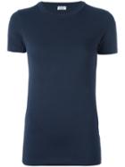 Brunello Cucinelli Round Neck T-shirt, Size: Medium, Blue, Cotton/spandex/elastane/brass