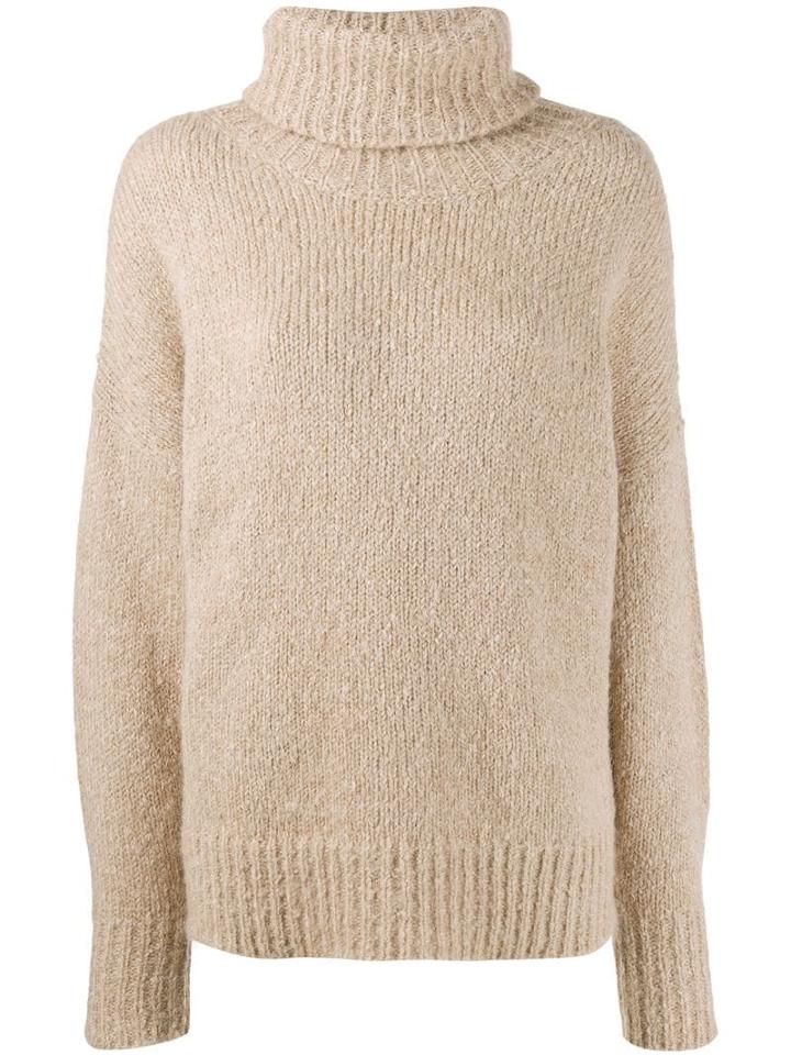 Isabel Marant Étoile Knitted Roll Neck Jumper - Neutrals