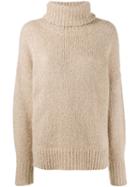 Isabel Marant Étoile Knitted Roll Neck Jumper - Neutrals