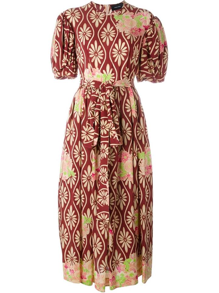 Simone Rocha Floral Print Dress