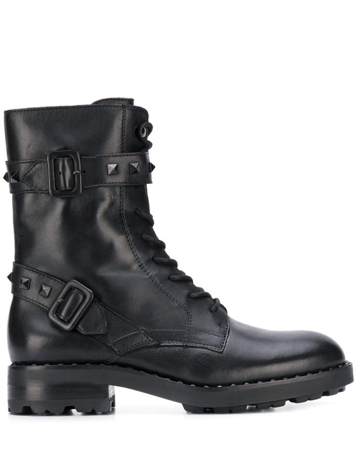 Ash Witch Bis Stud-embellished Boots - Black