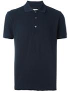 Maison Margiela Classic Short Sleeve Polo Shirt, Men's, Size: 52, Blue, Cotton