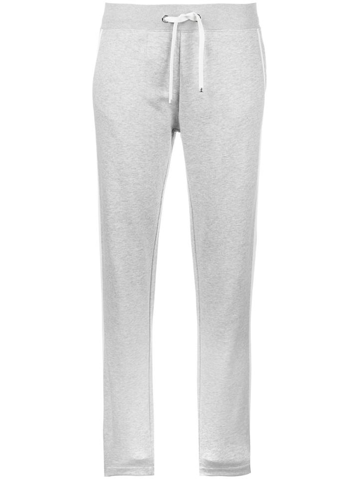 Moncler Contrast Trim Track Pants - Grey
