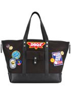 Dsquared2 Badge Patch Tote - Black
