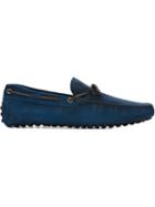 Tod S Gommino Loafers, Men's, Size: 11.5, Blue, Calf Leather/leather/rubber