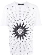 John Richmond - Wild Print T-shirt - Men - Cotton - M, White, Cotton