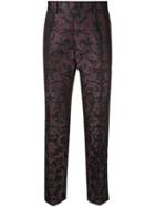 Dolce & Gabbana Tailored Jacquard Trousers - Black