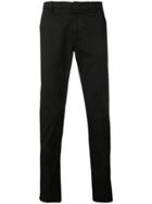Dondup Regular Chino Trousers - Black