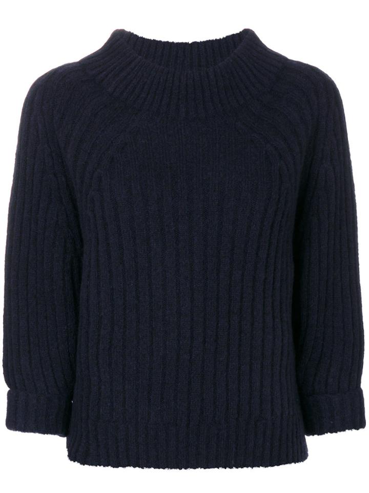 3.1 Phillip Lim Ribbed Jumper - Blue