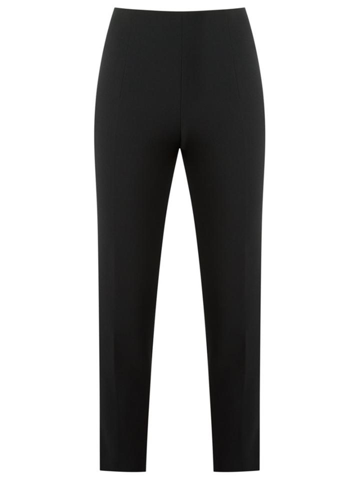 Giuliana Romanno Cropped Trousers, Women's, Size: 42, Black, Polyester/acetate