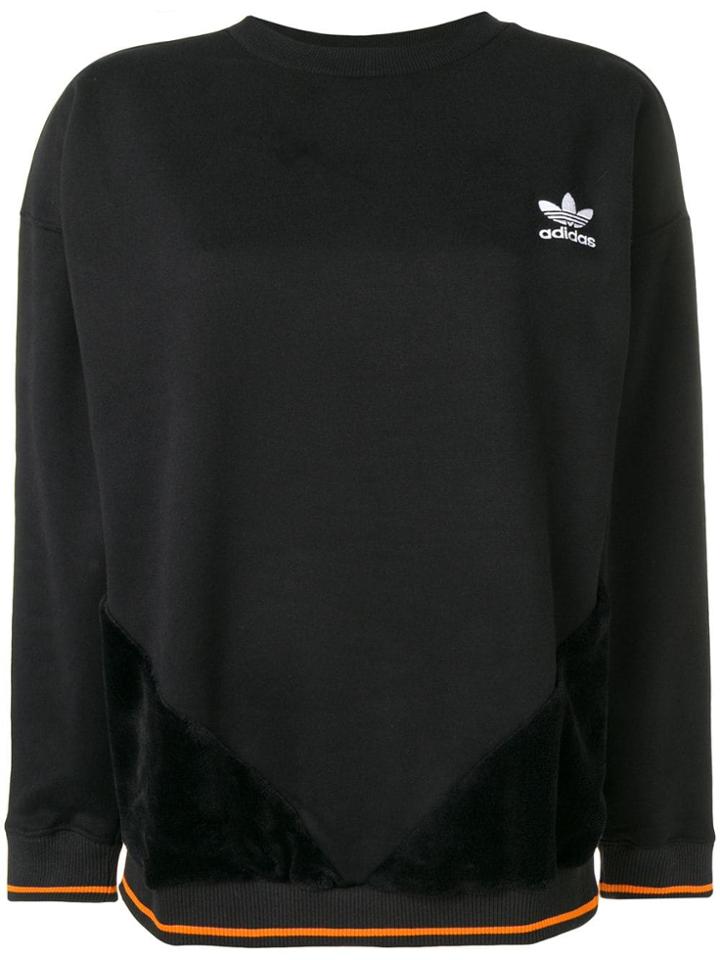 Adidas Small Embroidered Logo Sweatshirt - Black