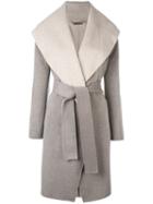 Diane Von Furstenberg Bi-colour Belted Coat
