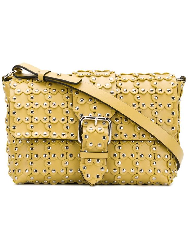 Red Valentino Red(v) Flower Puzzle Shoulder Bag - Green