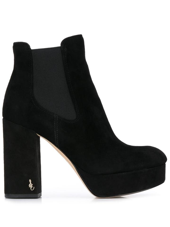 Sam Edelman Platform 105mm Ankle Boots - Black