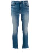 Mother The Rascal Crop Jeans - Blue