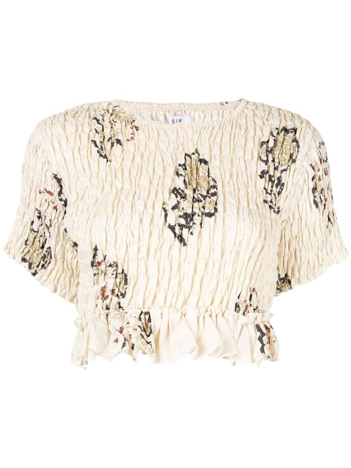 Sir. Aster Cropped T-shirt - Neutrals