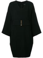 Fendi Vintage 1990's Belted Short Dress - Black