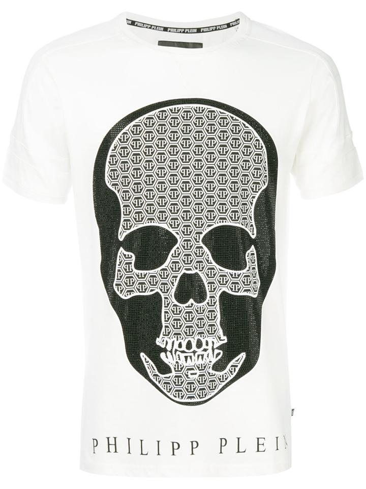 Philipp Plein - Bakemono T-shirt - Men - Cotton - M, White, Cotton