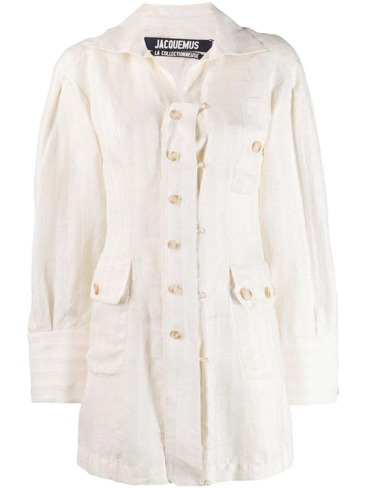 Jacquemus La Chemise Roman Shirt - Neutrals