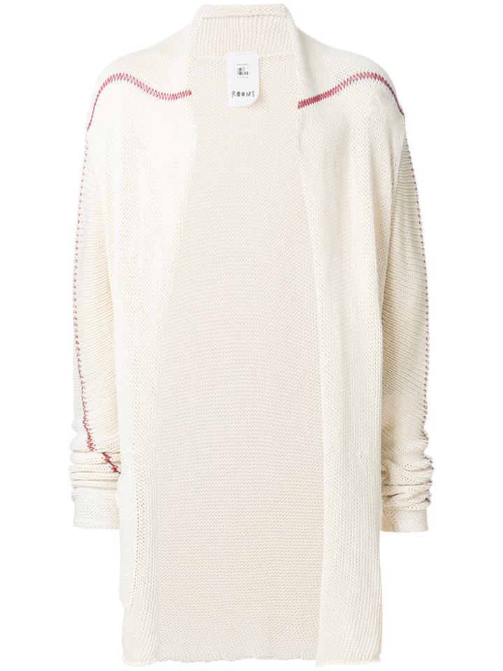 Lost & Found Rooms Long Cardigan - Nude & Neutrals
