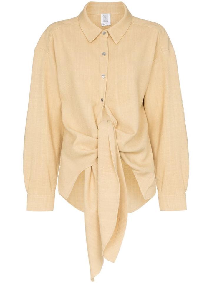 Rosie Assoulin Tie-waist Shirt - Neutrals