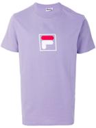 Fila Logo Print T-shirt - Pink & Purple