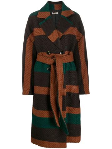 Ulla Johnson Belted Double-breasted Coat - Brown