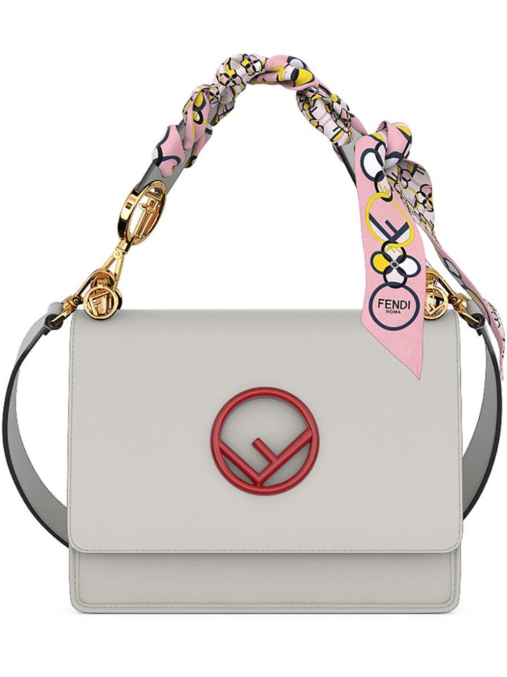 Fendi Customisable Kan I F Bag - Nude & Neutrals