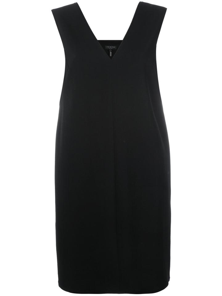 Rag & Bone V-back Dress - Black