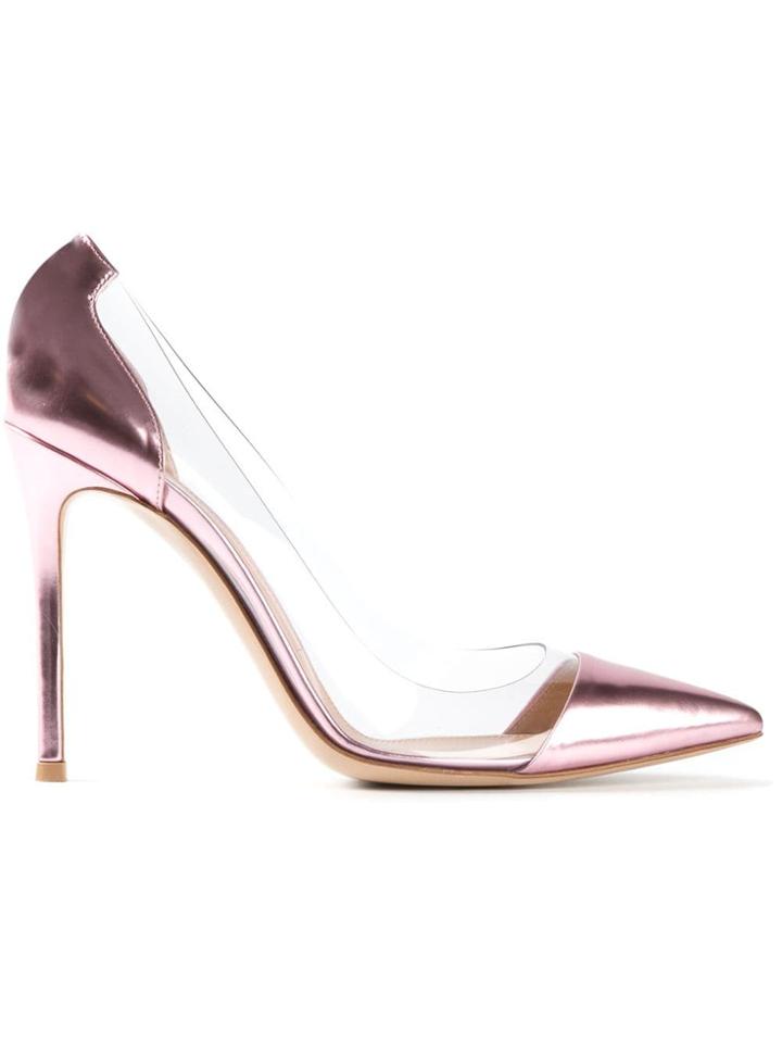 Gianvito Rossi 'plexi' Pumps - Pink