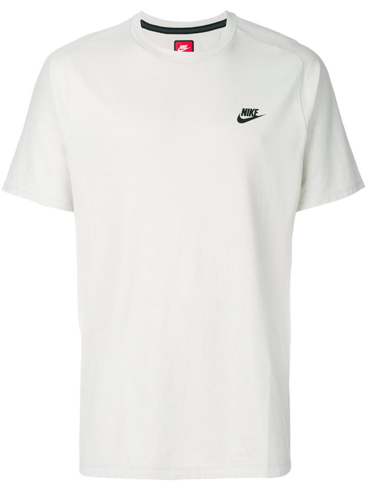 Nike Logo Print T-shirt - Grey