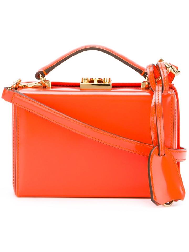 Mark Cross Mini Grace Box Crossbody Bag - Yellow & Orange