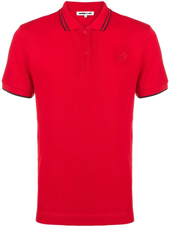 Mcq Alexander Mcqueen Swallow Polo Shirt - Red
