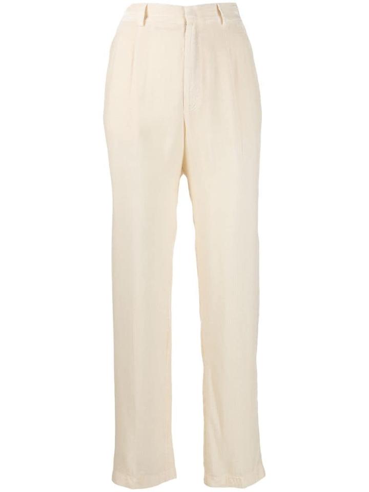 Forte Forte Corduroy Straight-leg Trousers - Neutrals