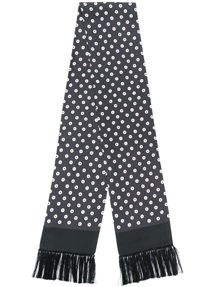 Dolce & Gabbana Polka Dotted Scarf - Black