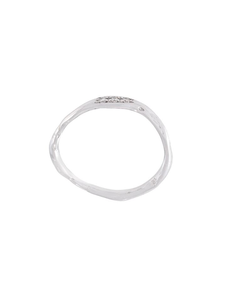 Wouters & Hendrix Gold Diamond Band Ring - Metallic