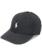 Polo Ralph Lauren Embroidered Logo Baseball Cap - Black