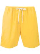 Soulland - William Swim Shorts - Men - Polyester - M, Yellow/orange, Polyester