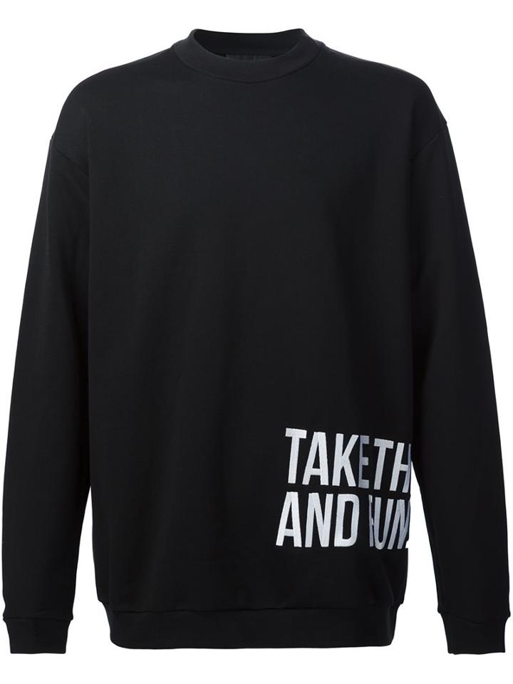 Icosae 'take The Cash And Run' Sweatshirt, Men's, Size: Large, Black, Cotton