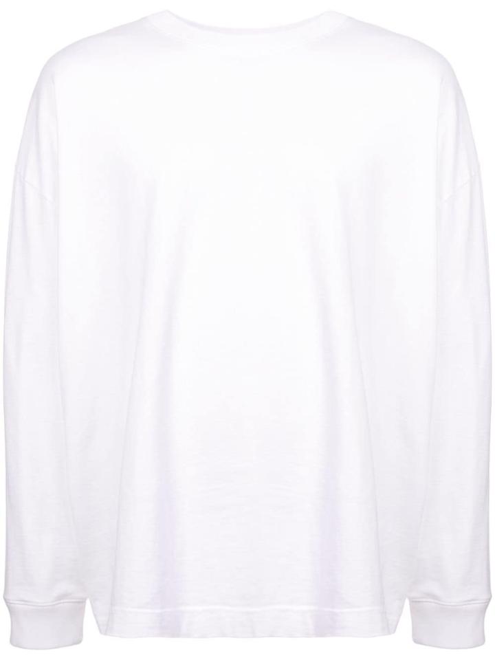 Willy Chavarria Boxy Longsleeved T-shirt - White