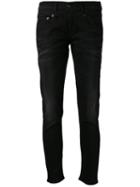 R13 Skinny Boyfriend Jeans, Women's, Size: 25, Black, Cotton/polyamide/spandex/elastane/calf Leather