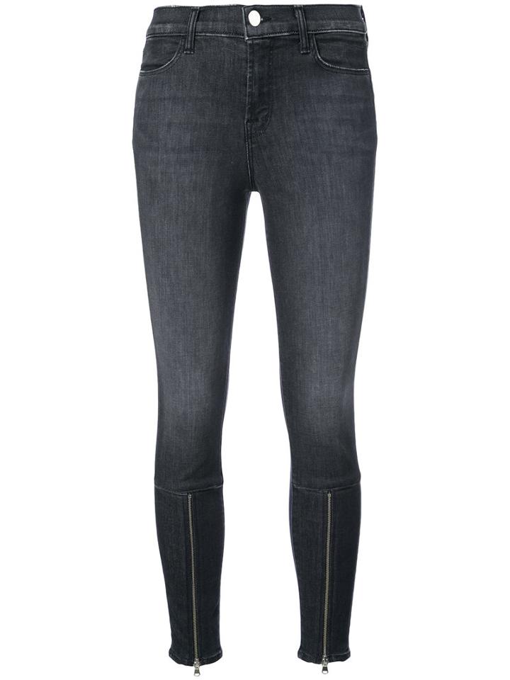 J Brand - Alana Jeans - Women - Cotton/polyester/spandex/elastane - 28, Black, Cotton/polyester/spandex/elastane