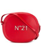No21 Logo Plaque Crossbody Bag, Women's, Red