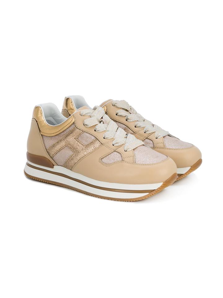 Hogan Kids H222 Sneakers - Nude & Neutrals