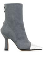 Paris Texas Calf Length Boots - Blue